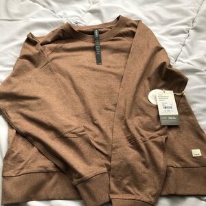 Vuori Nutmeg Heather Crewneck